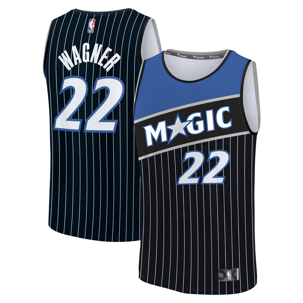 Franz Wagner Orlando Magic Fanatics Fast Break Jersey - Statement Edition - Black