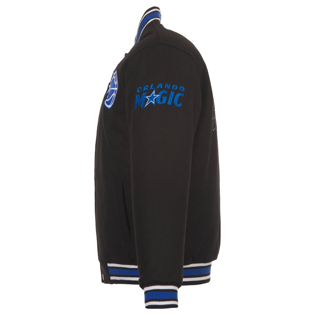 Orlando Magic JH Design Reversible Wool Full-Snap Jacket - Black