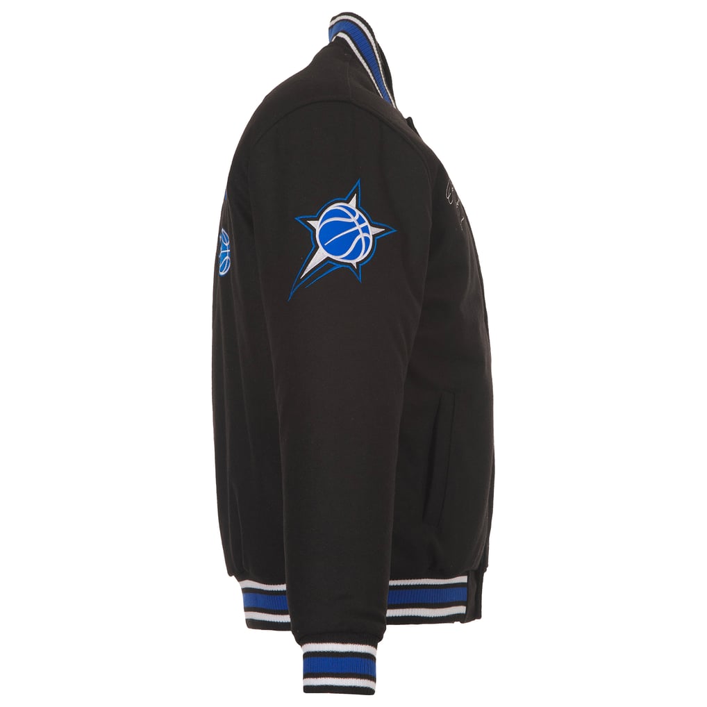 Orlando Magic JH Design Reversible Wool Full-Snap Jacket - Black