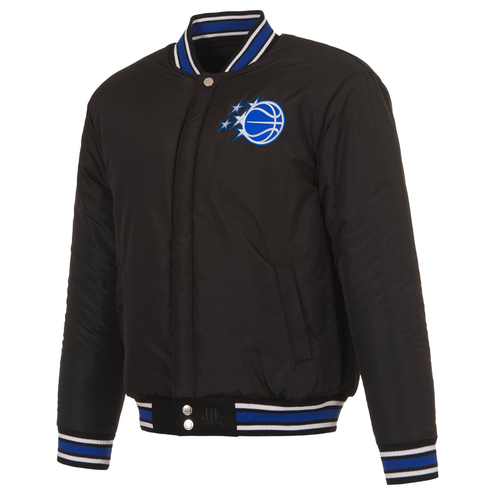 Orlando Magic JH Design Reversible Wool Full-Snap Jacket - Black