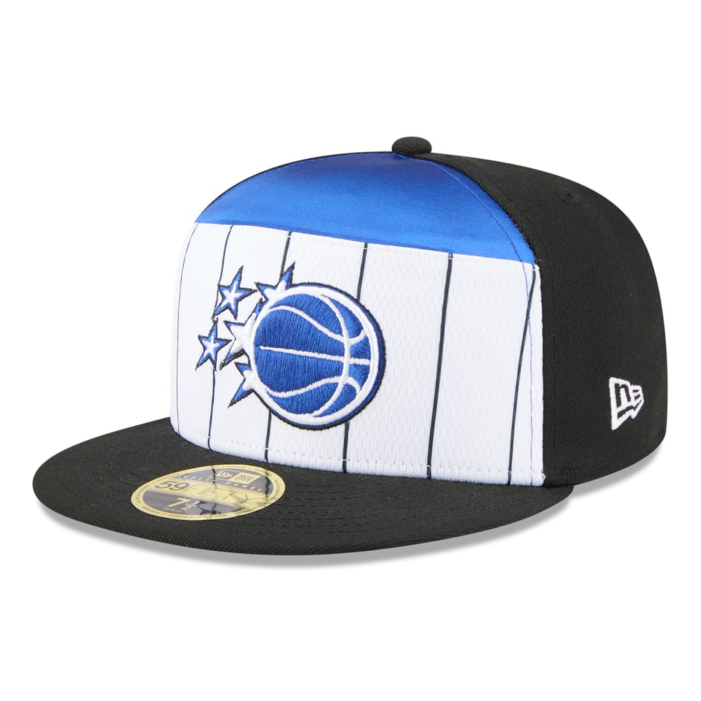  Orlando Magic New Era 2025 NBA Tip Off Split Panel 59FIFTY Fitted Hat - White/Black