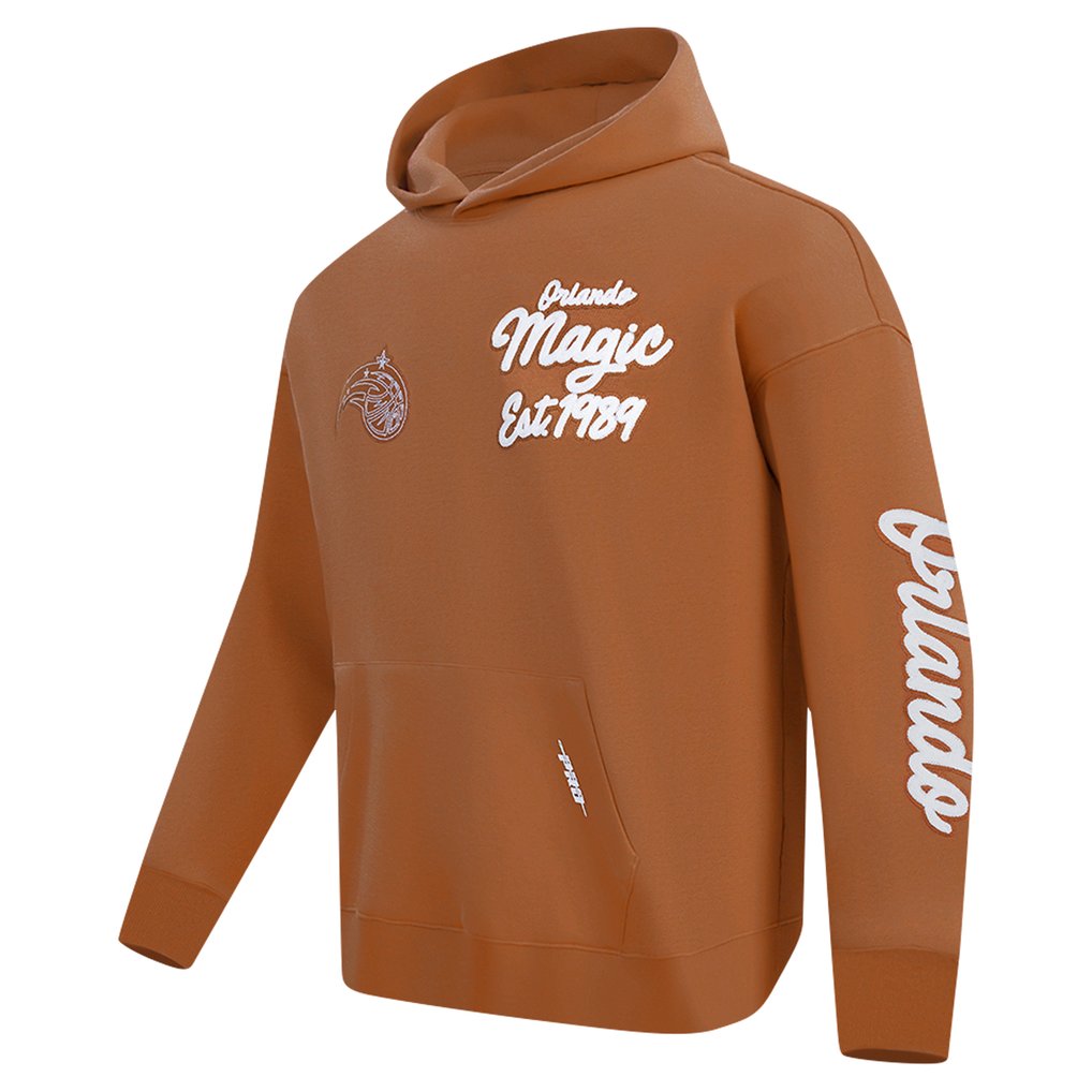 Orlando Magic Pro Standard Paint the City Drop Shoulder Pullover Hoodie - Brown