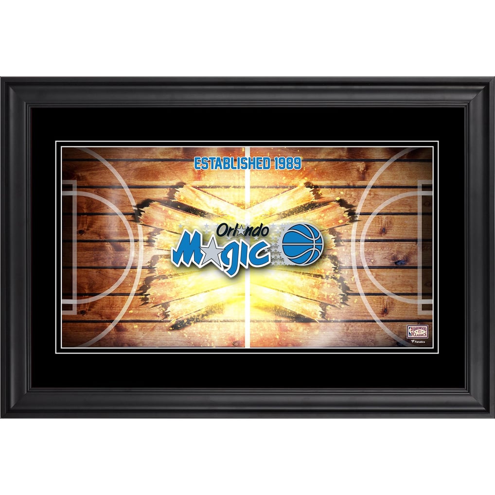 Orlando Magic Fanatics Authentic Framed 10" x 18" Hardwood Classics Panoramic Photograph