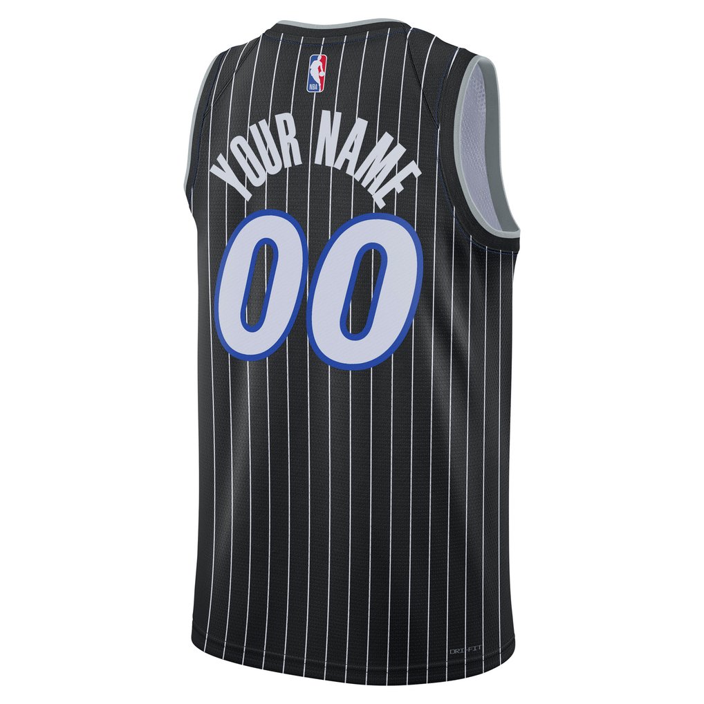 Orlando Magic Jordan Brand Unisex Swingman Custom Jersey - Statement Edition - Black