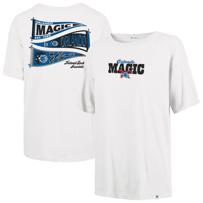  Orlando Magic '47 Women's Bow and Banner Sadie T-Shirt - White