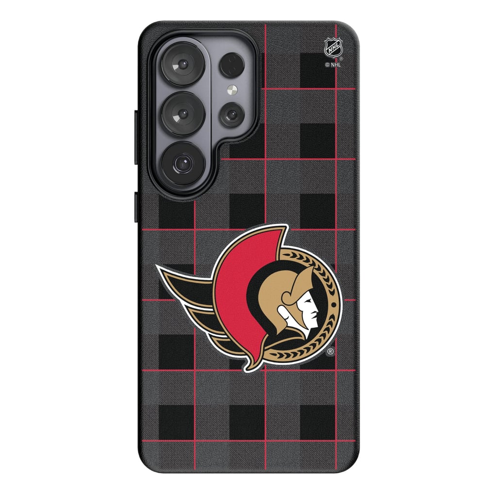 Ottawa Senators Keyscaper Plaid Galaxy Magnetic Bump Case