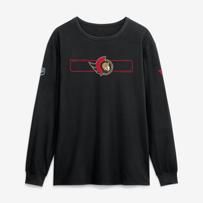 Ottawa Senators Fanatics Authentic Pro Primary Logo Long Sleeve T-Shirt - Black