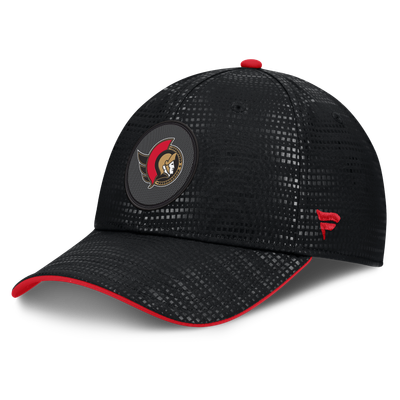 Ottawa Senators Fanatics Authentic Pro Rink Debossed Stretch Fit Hat - Black
