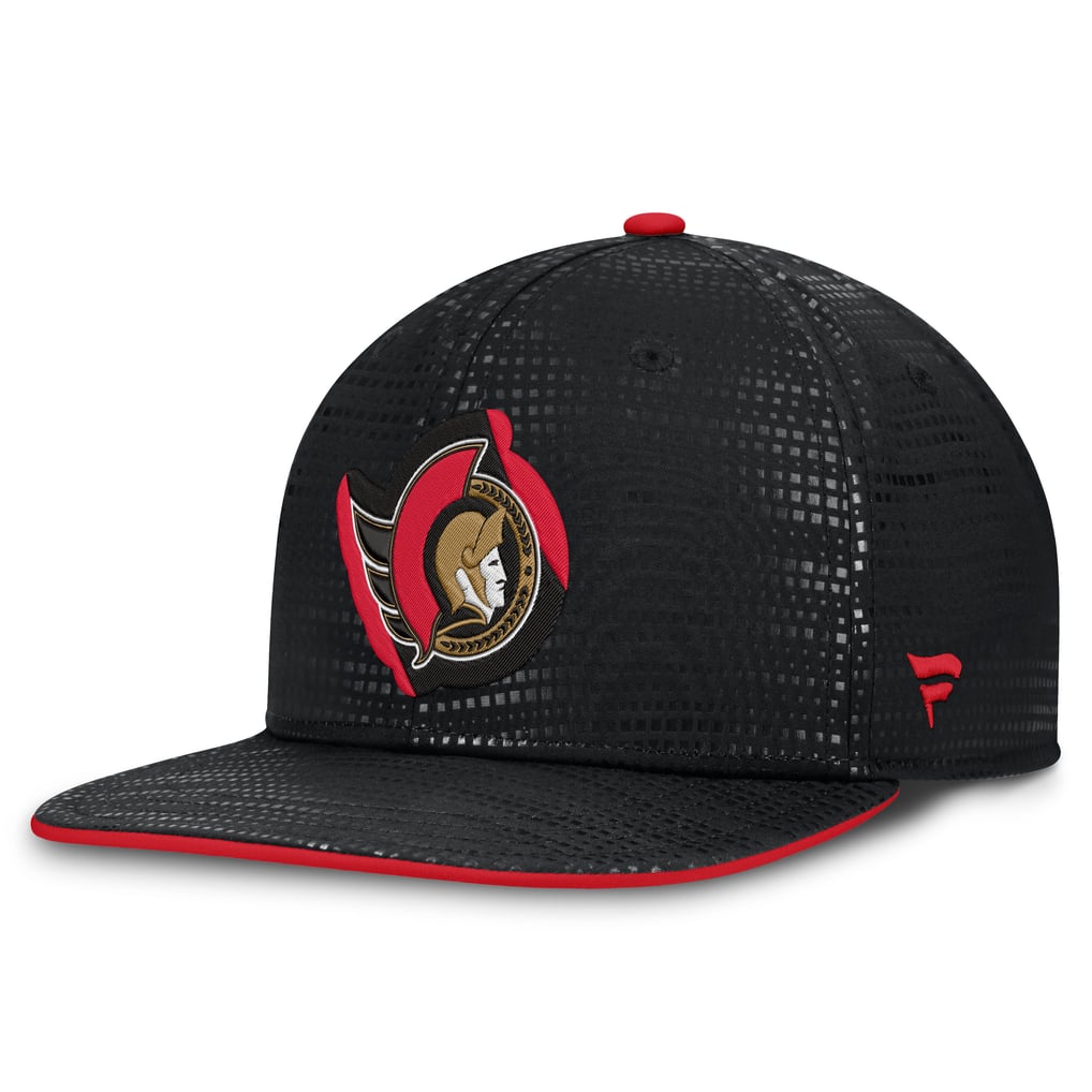 Ottawa Senators Fanatics Authentic Pro Rink Square Visor Snapback Hat - Black
