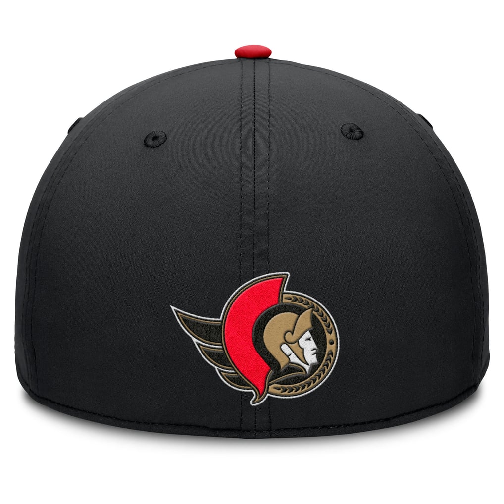 Ottawa Senators Fanatics Authentic Pro Rink Team Code Flex Hat - Black/Red