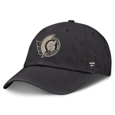 Ottawa Senators Fanatics Road Phantom Washed Adjustable Hat - Charcoal