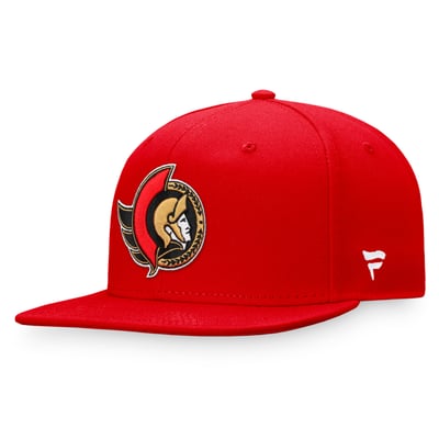Ottawa Senators Fanatics Core Primary Logo Fitted Hat - Red