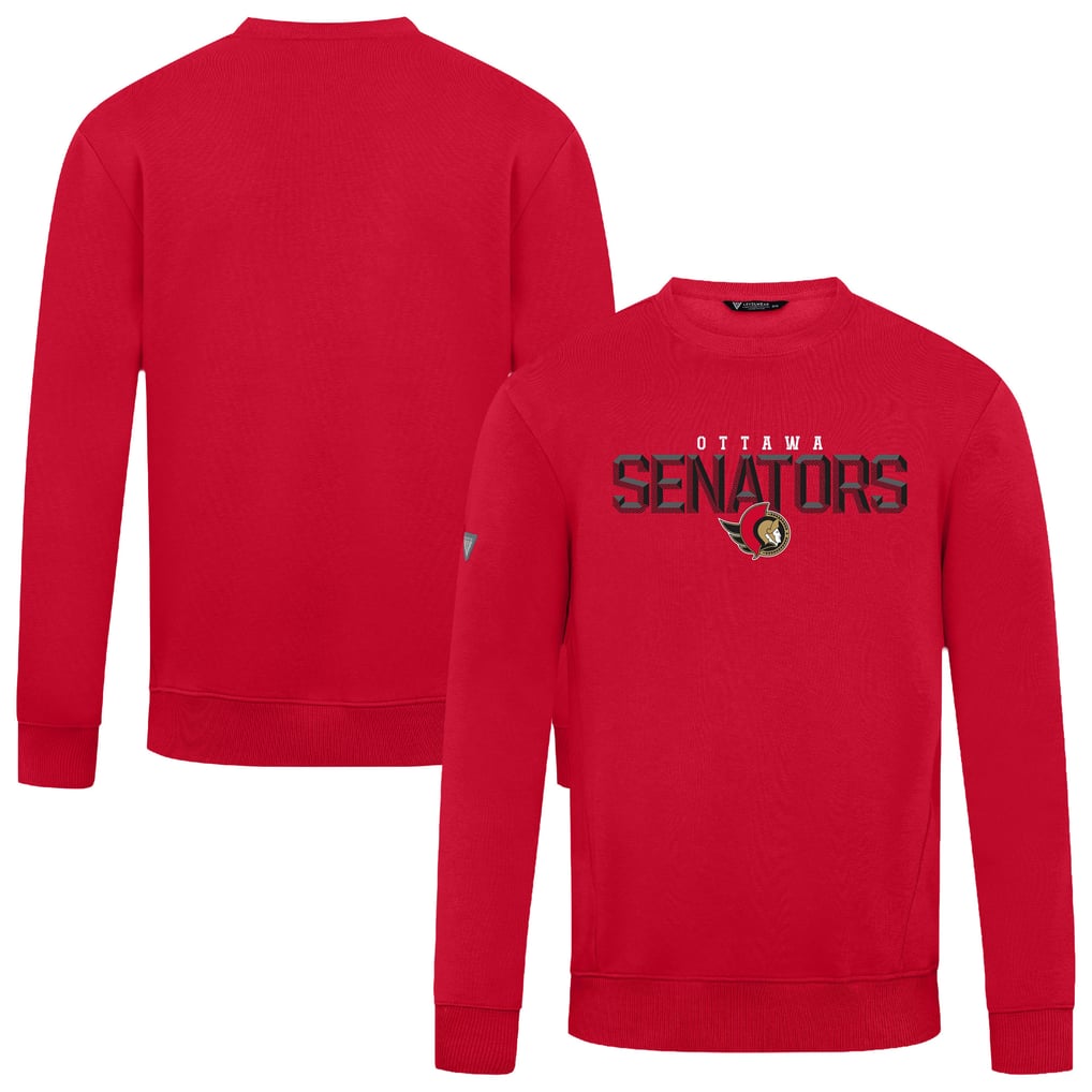 Ottawa Senators Levelwear Zane Carve Pullover Sweatshirt - Red