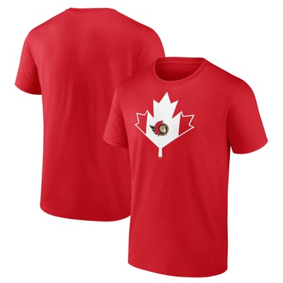  Ottawa Senators Canada Day T-Shirt - Red