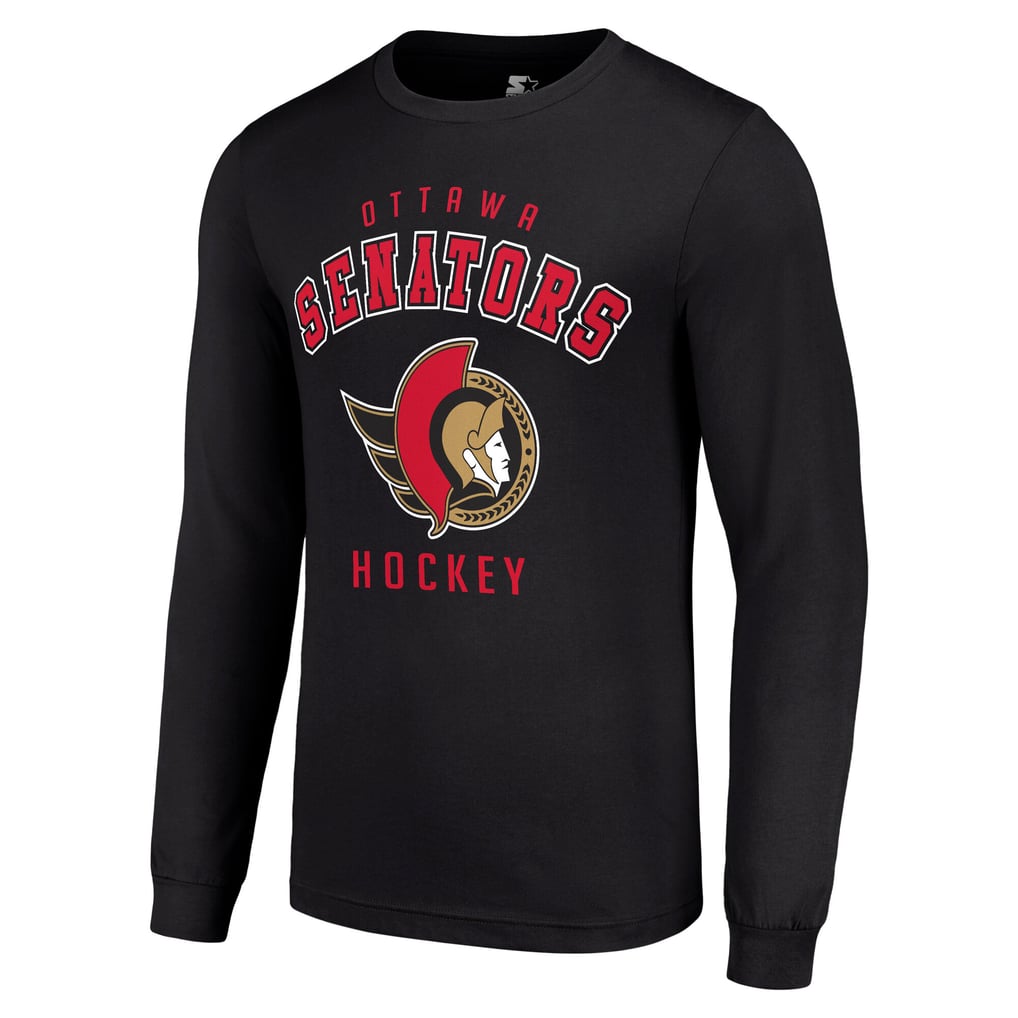 Ottawa Senators Starter Logo Long Sleeve T-Shirt - Black