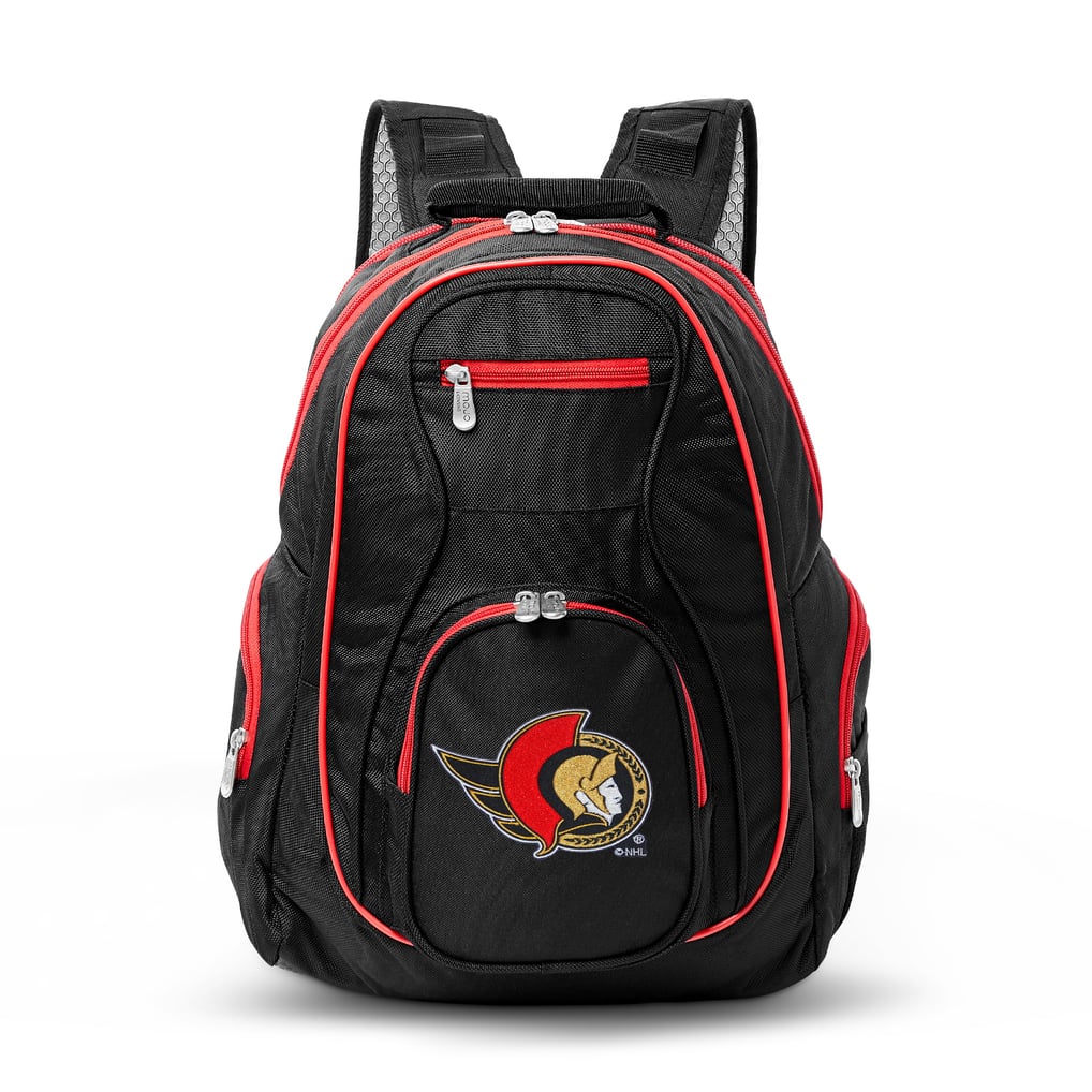 Ottawa Senators MOJO Trim Color Laptop Backpack - Black