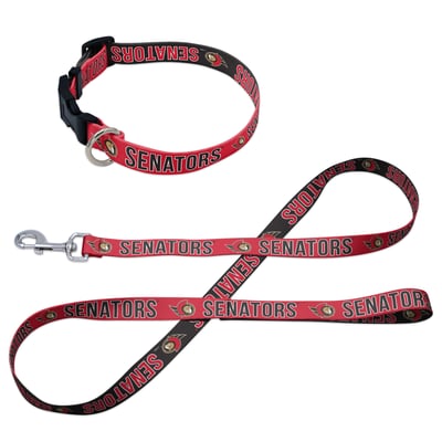 Ottawa Senators WinCraft Pet Leash and Collar Set