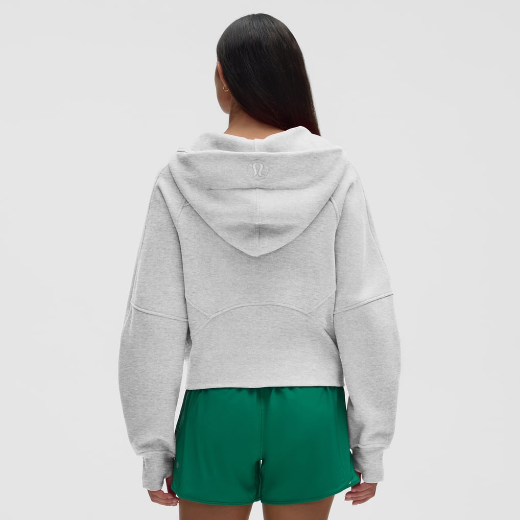 Ottawa Senators lululemon Women's Scuba Oversized Half-Zip Hoodie - Heathered Core Ultra Light Grey
