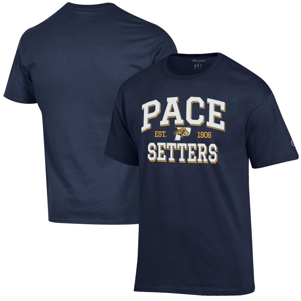 Pace University Setters Champion Est. Date Jersey T-Shirt - Navy
