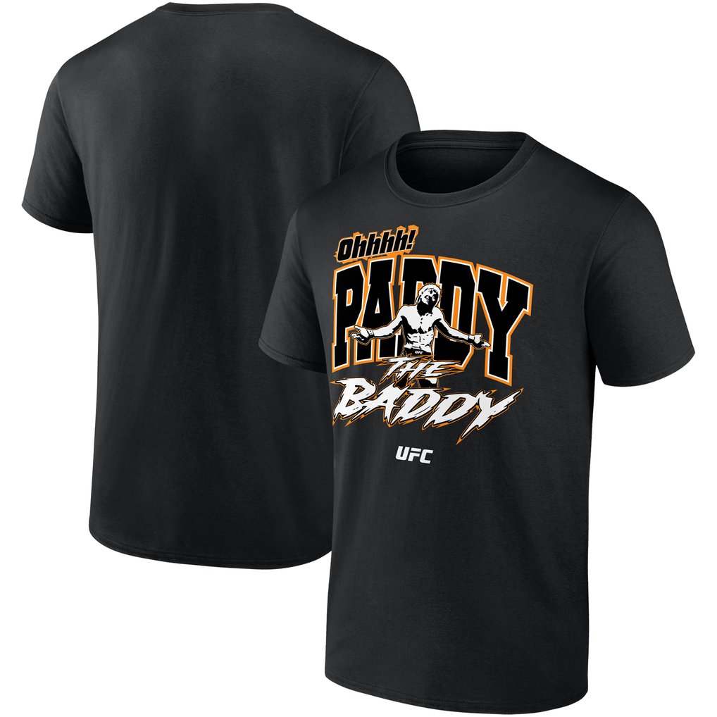 Paddy Pimblett Oh, Paddy The Baddy Fighter T-Shirt - Black