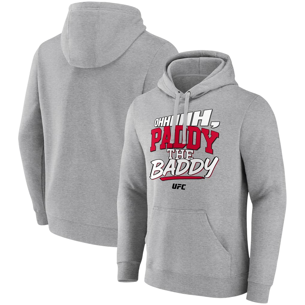 Paddy Pimblett Oh, Paddy The Baddy Pullover Hoodie - Gray