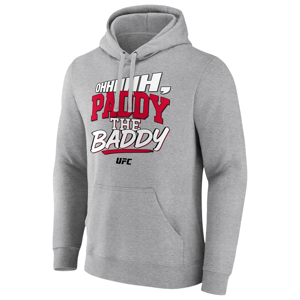 Paddy Pimblett Oh, Paddy The Baddy Pullover Hoodie - Gray