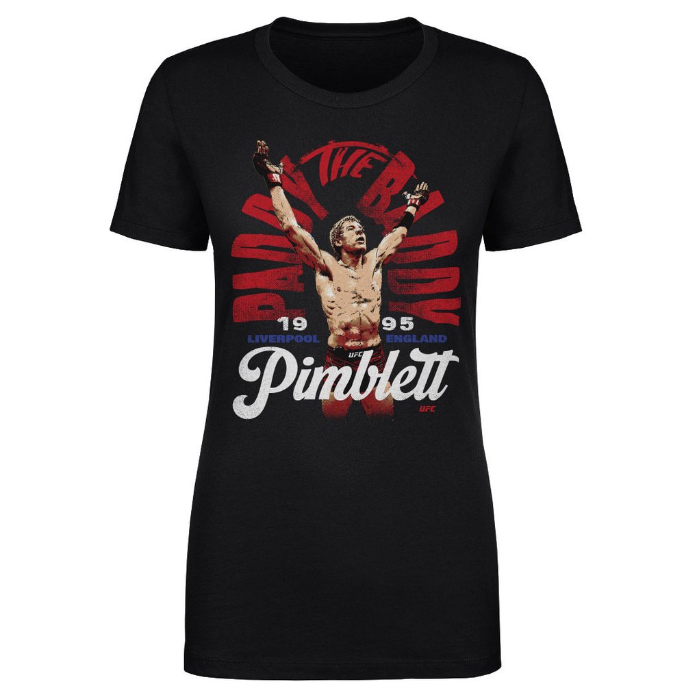  Paddy Pimblett 500 Level Women's "The Baddy" T-Shirt - Black