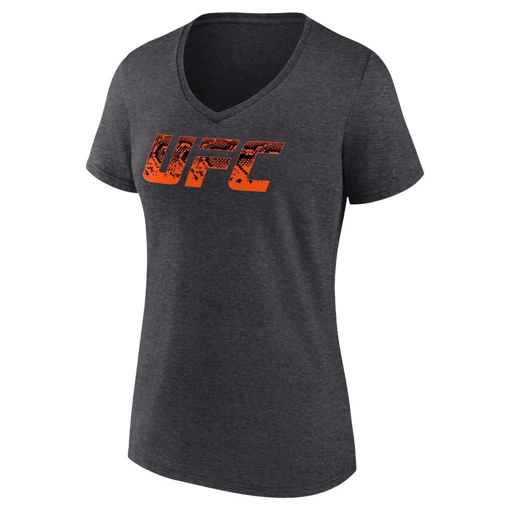 Paddy Pimblett Women's Unrivaled UFC Logo V-Neck T-Shirt - Charcoal