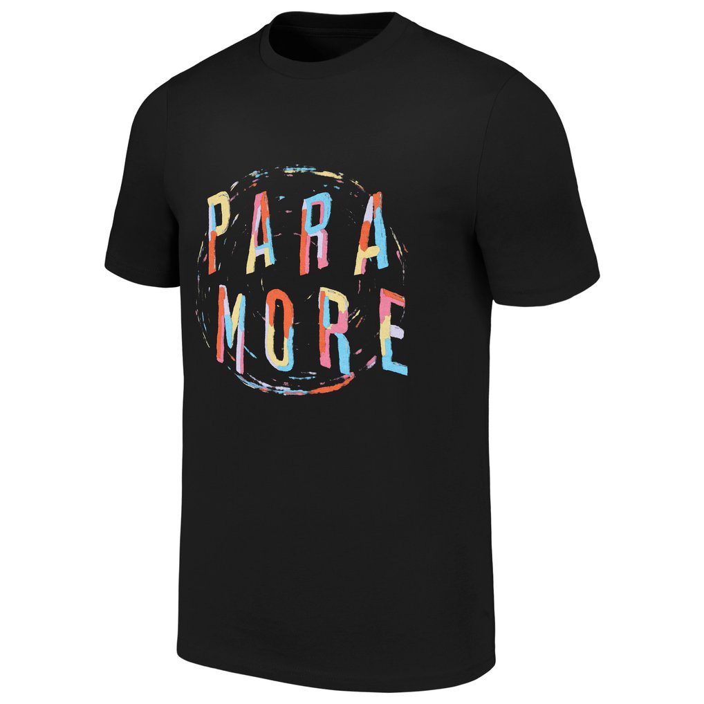 Paramore Unisex Spiral T-Shirt - Black