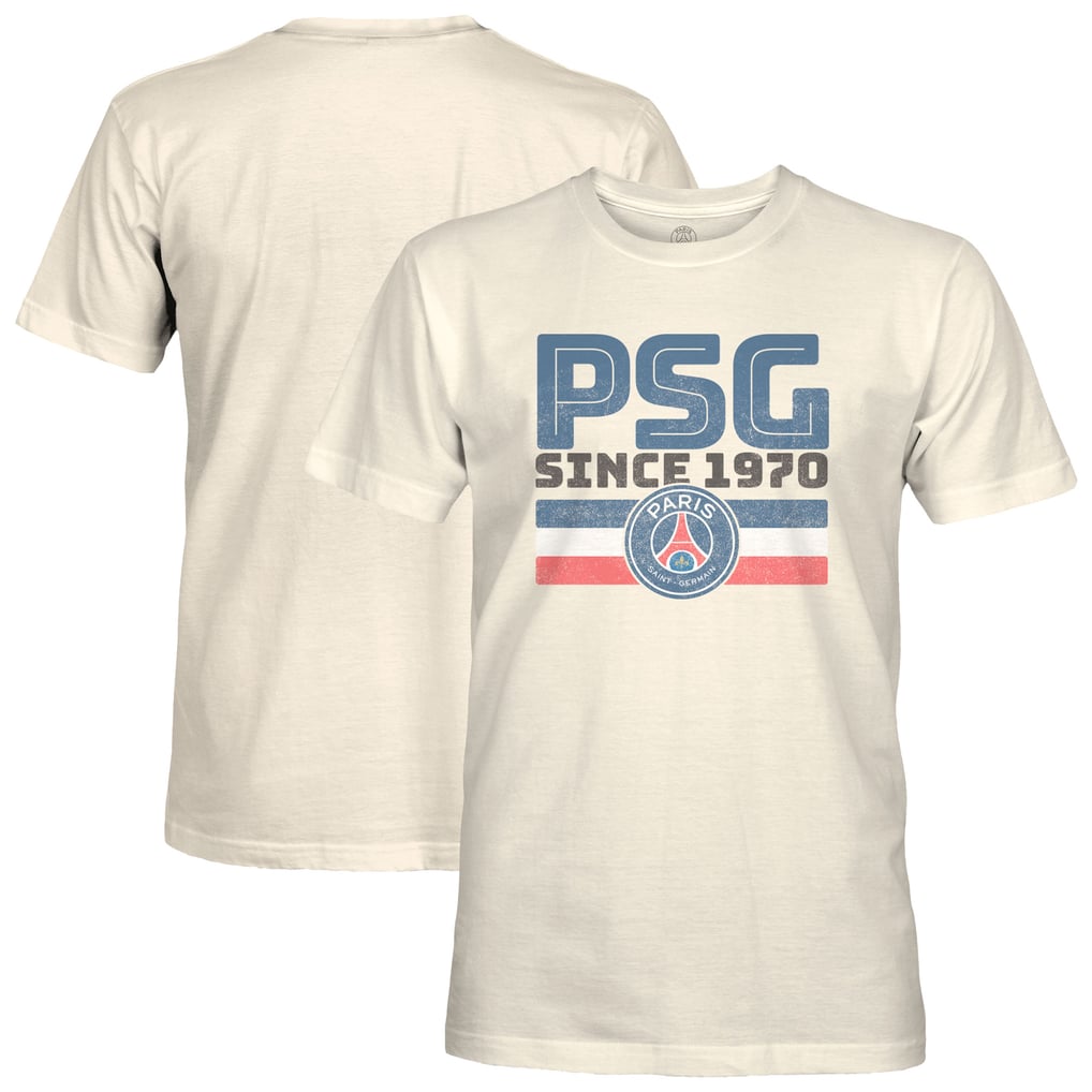 Paris Saint-Germain 1863FC Retro Stripes T-Shirt - Tan