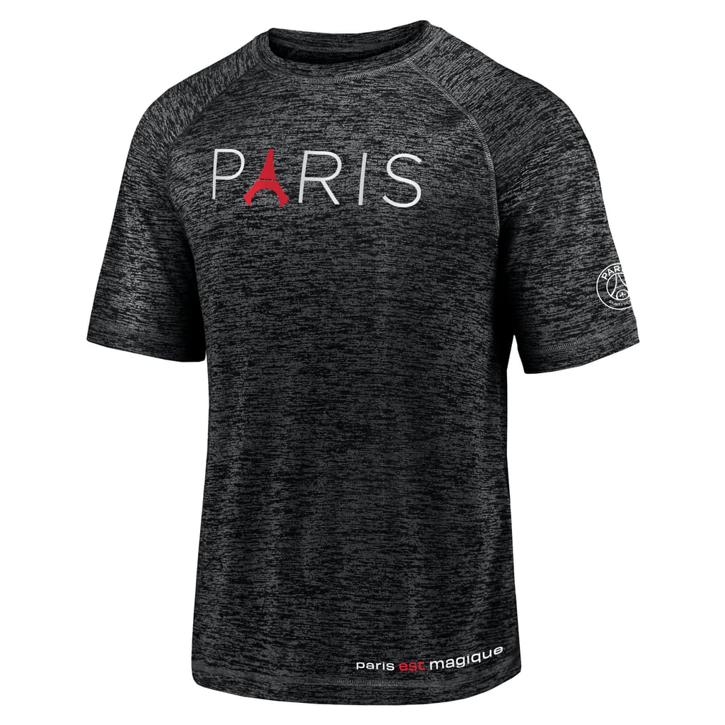 Paris Saint-Germain Fanatics Tower Space-Dye Raglan T-Shirt - Black