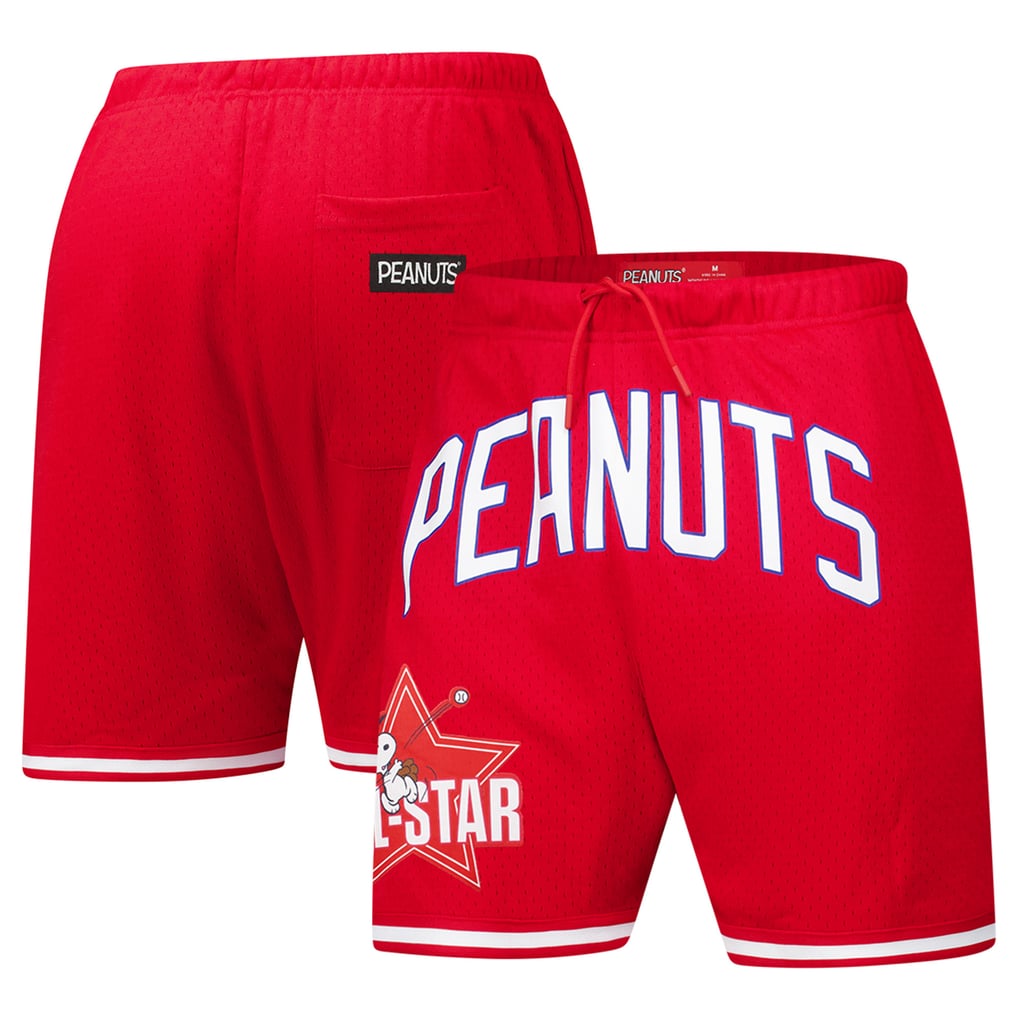  Peanuts Freeze Max  Snoopy Good Grief Mesh Shorts - Red
