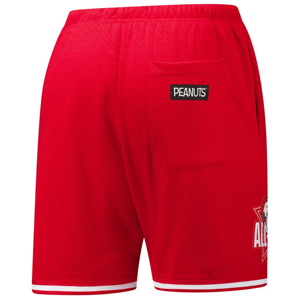  Peanuts Freeze Max  Snoopy Good Grief Mesh Shorts - Red