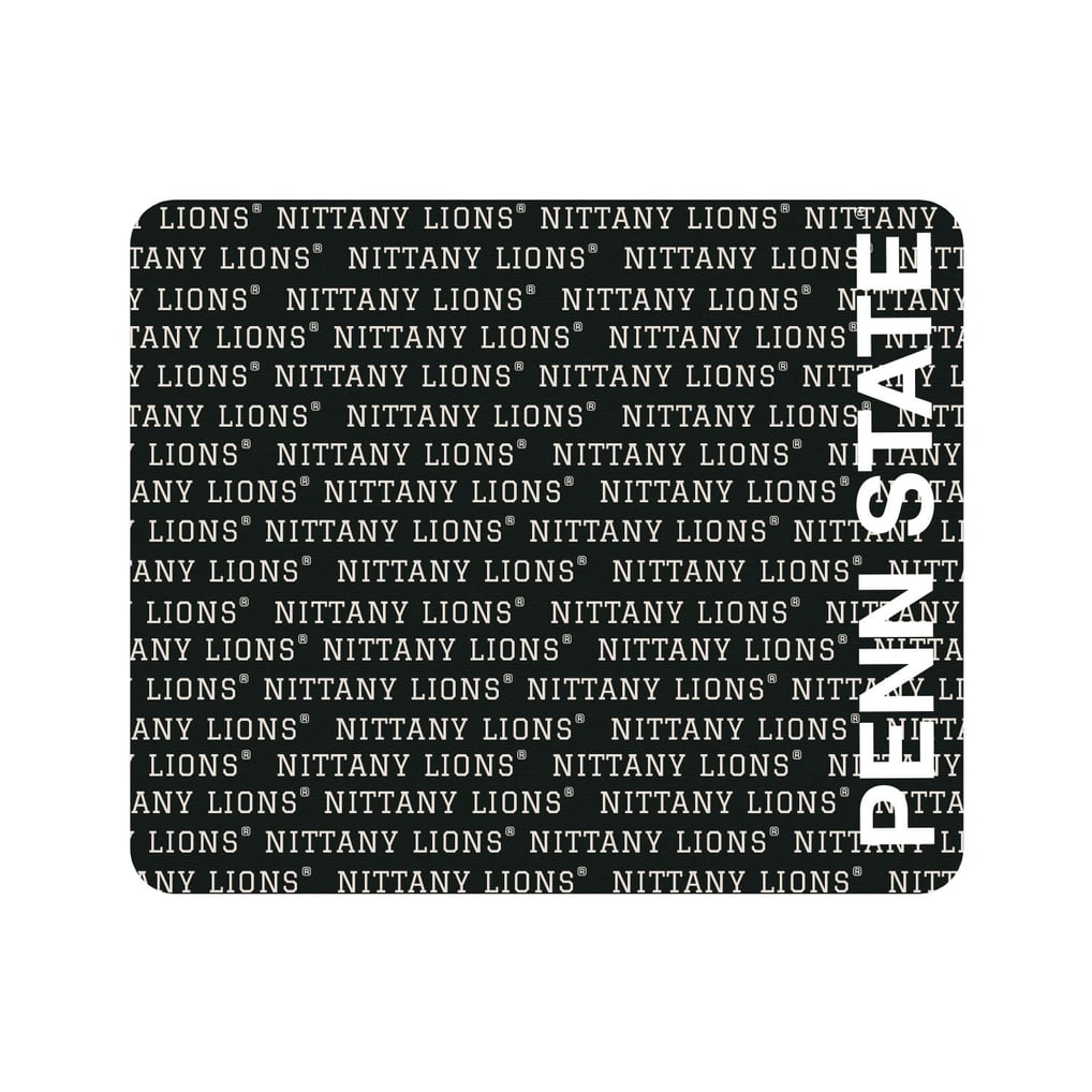 Penn State Nittany Lions Repeat Text Mouse Pad - Black