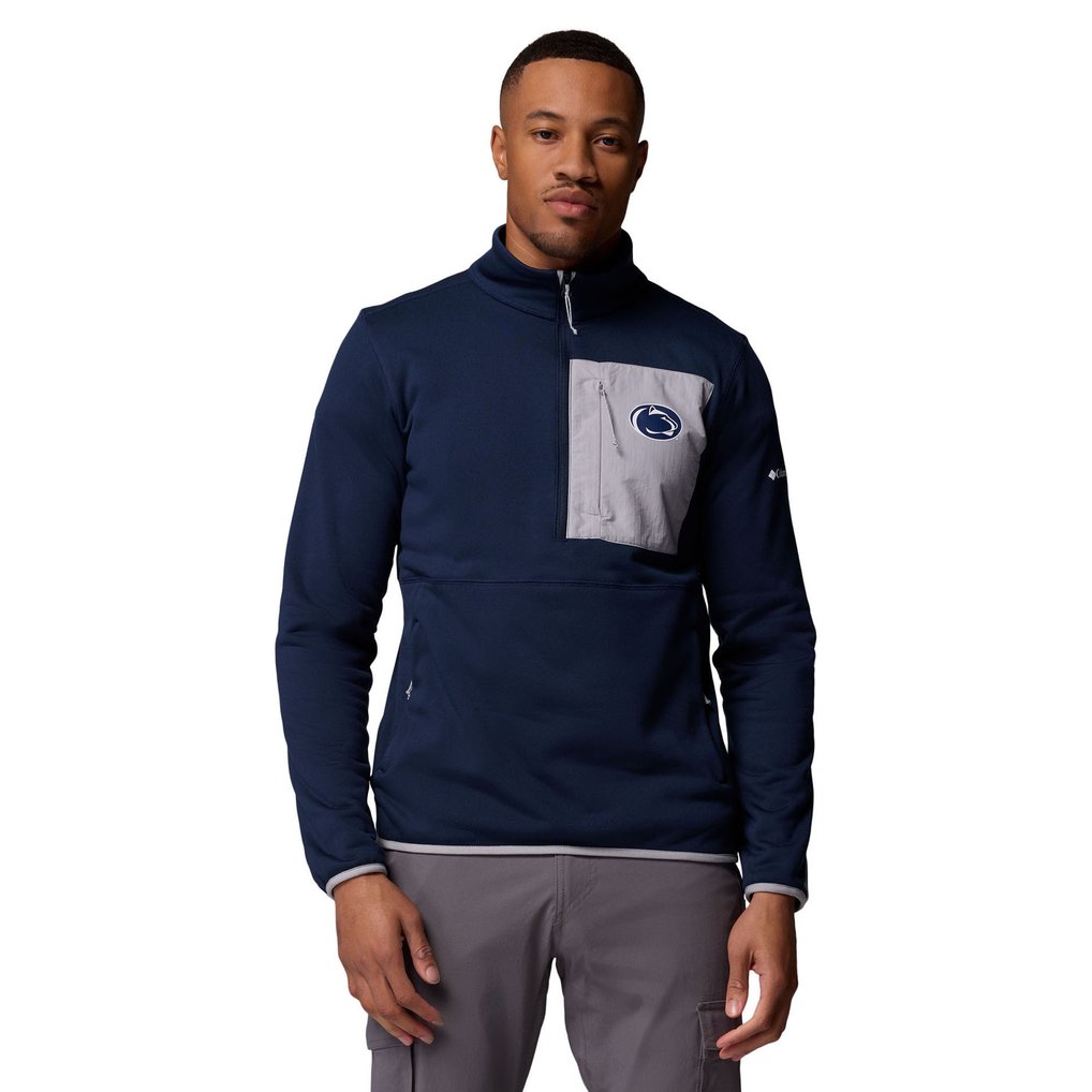Penn State Nittany Lions Columbia Hike Omni-Wick Half-Zip Pullover - Navy