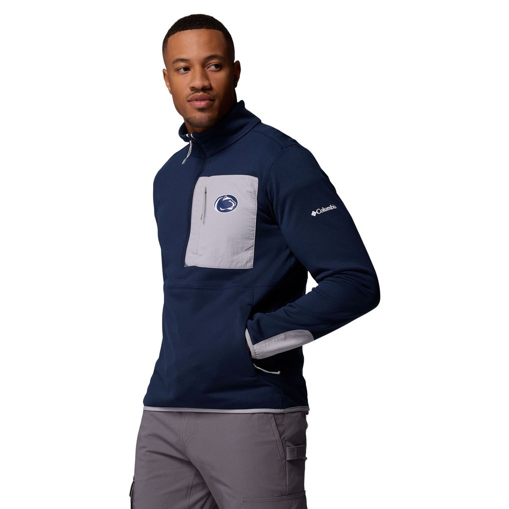 Penn State Nittany Lions Columbia Hike Omni-Wick Half-Zip Pullover - Navy