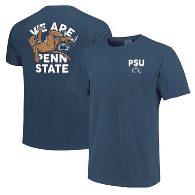 Penn State Nittany Lions Unisex Hyper Local Blanket Toss Mascot T-Shirt - Navy
