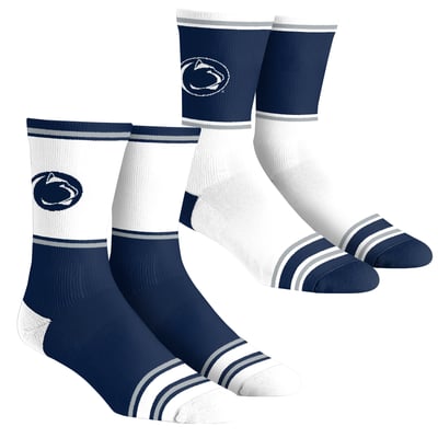  Penn State Nittany Lions Rock Em Socks Youth 2-Pack Color Block Crew Socks Set