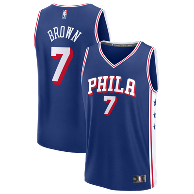 Jaylen Brown Philadelphia 76ers Fanatics Fast Break Jersey - Icon Edition - Royal
