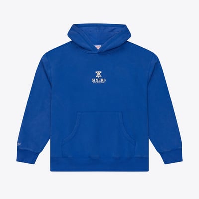 Philadelphia 76ers Mitchell & Ness Core Fleece Hoodie - Royal

