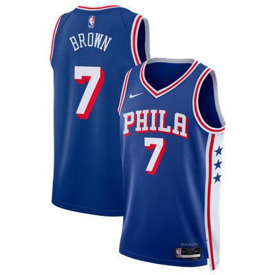 Jaylen Brown Philadelphia 76ers Nike Unisex Swingman Jersey - Icon Edition - Royal