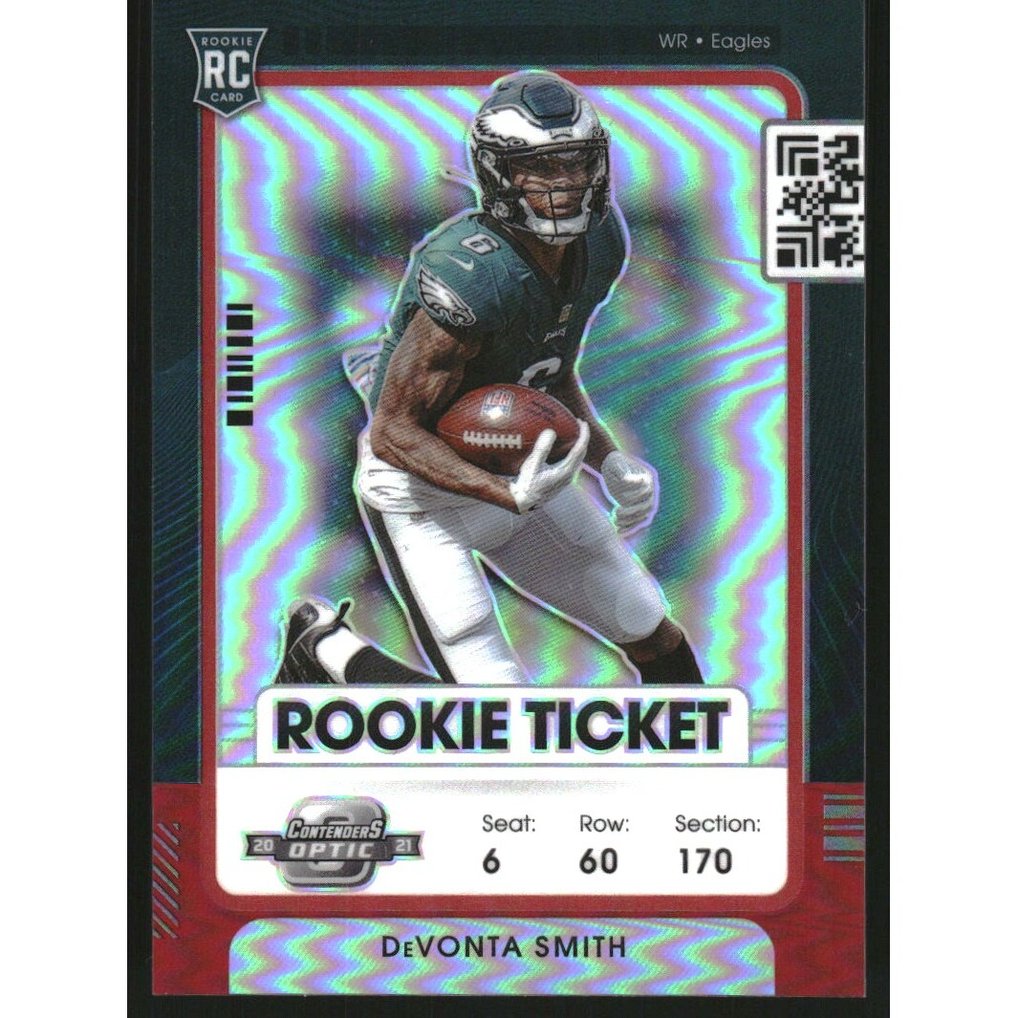 2021 Panini Contenders Optic Red #63 DeVonta Smith