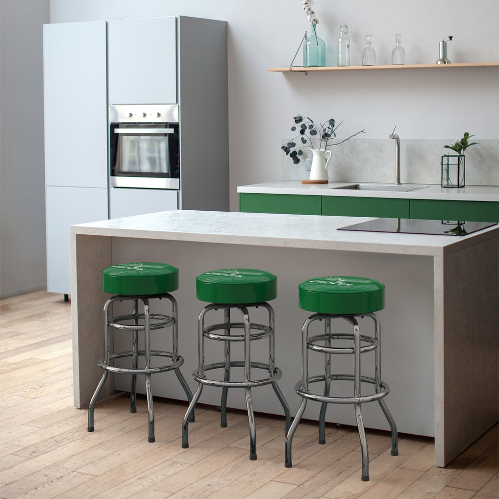 Philadelphia Eagles Imperial Throwback Logo Chrome Bar Stool