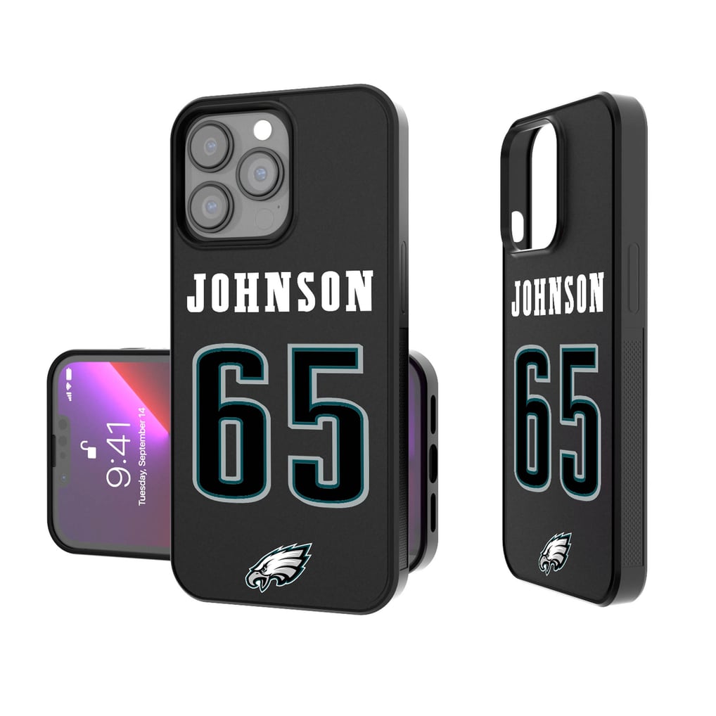 Lane Johnson Philadelphia Eagles Keyscaper iPhone Bump Case