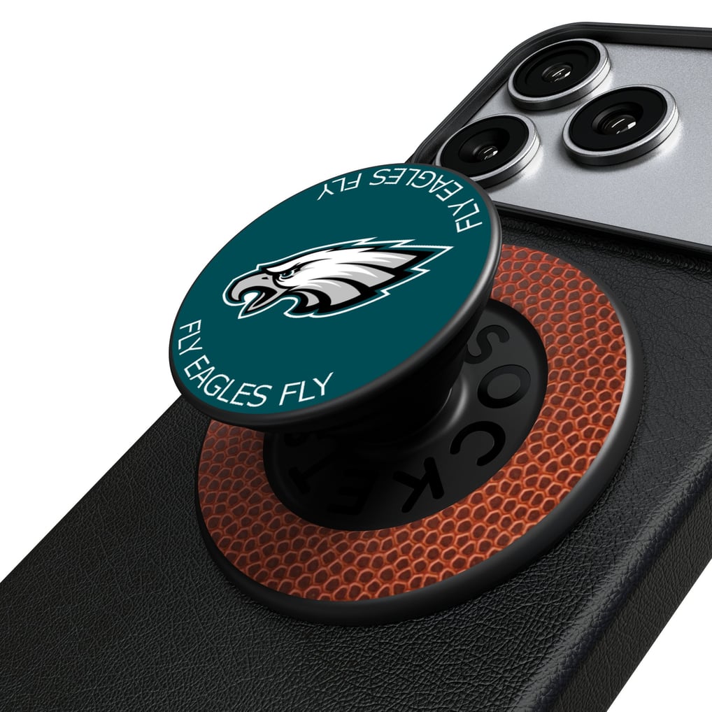 Philadelphia Eagles Keyscaper  Endzone Solid PopSockets Magnetic Phone Grip & Stand