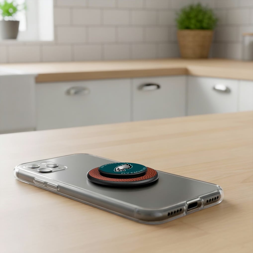 Philadelphia Eagles Keyscaper  Endzone Solid PopSockets Magnetic Phone Grip & Stand