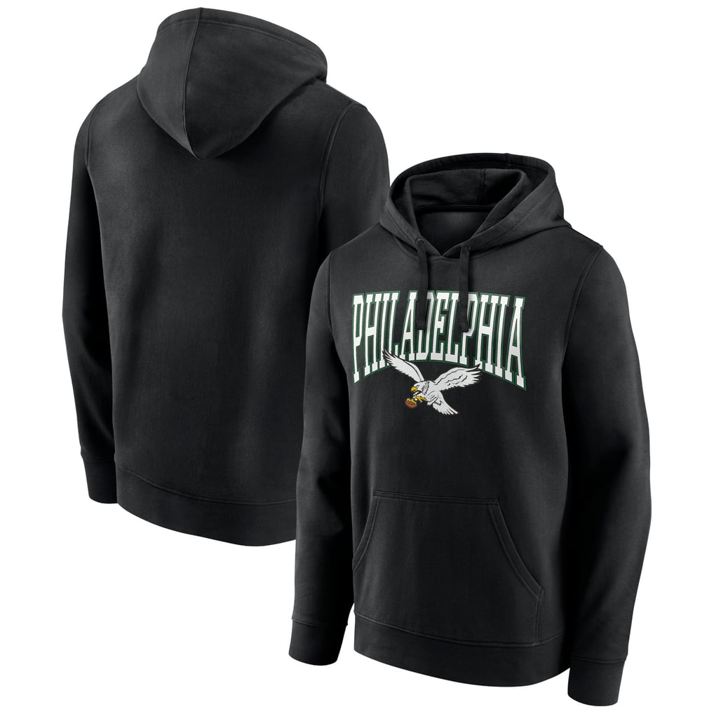 Philadelphia Eagles Gridiron Classics Campus Standard Pullover Hoodie - Black