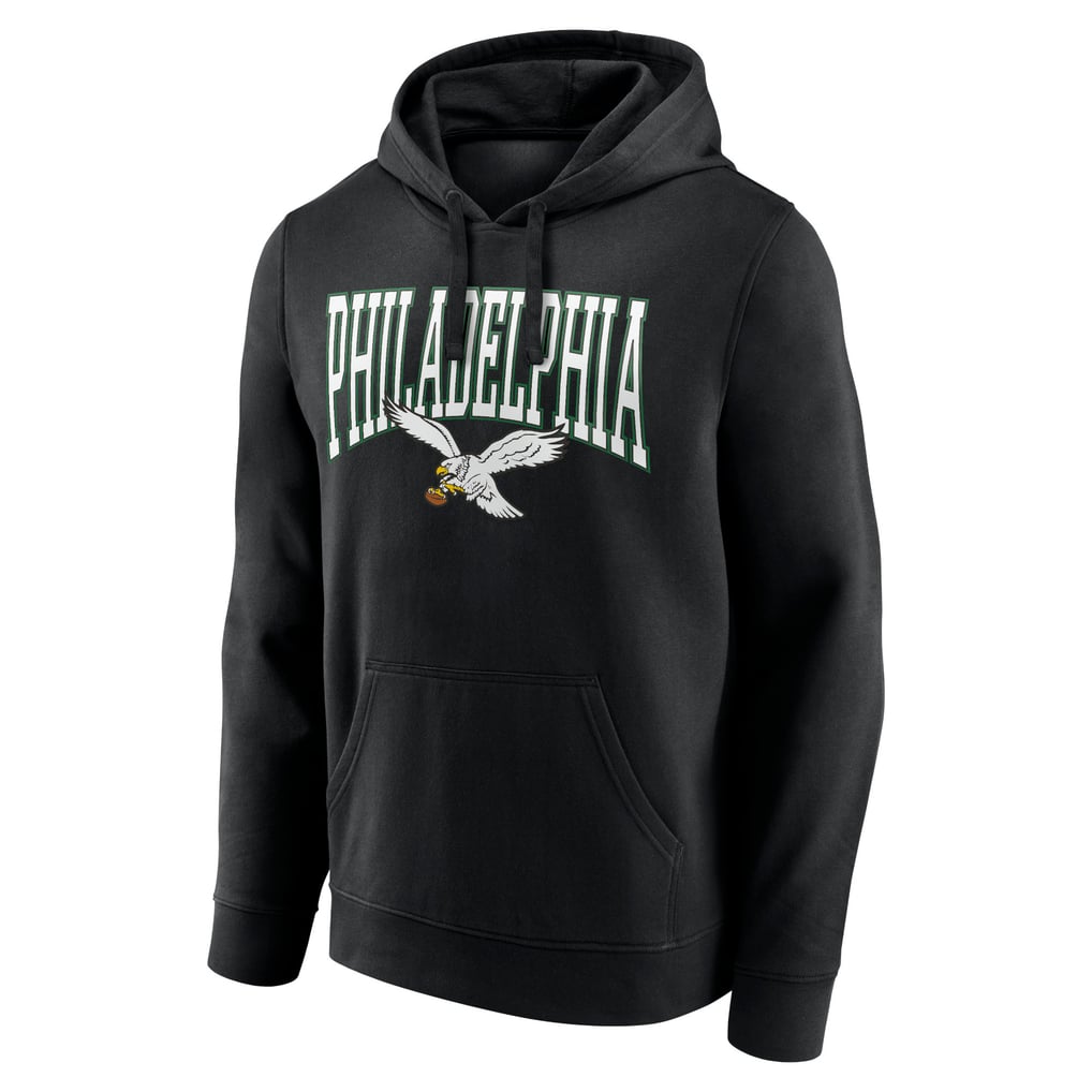 Philadelphia Eagles Gridiron Classics Campus Standard Pullover Hoodie - Black
