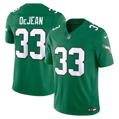 Cooper DeJean Philadelphia Eagles Nike Alternate Vapor F.U.S.E. Stitched Limited Jersey - Kelly Green