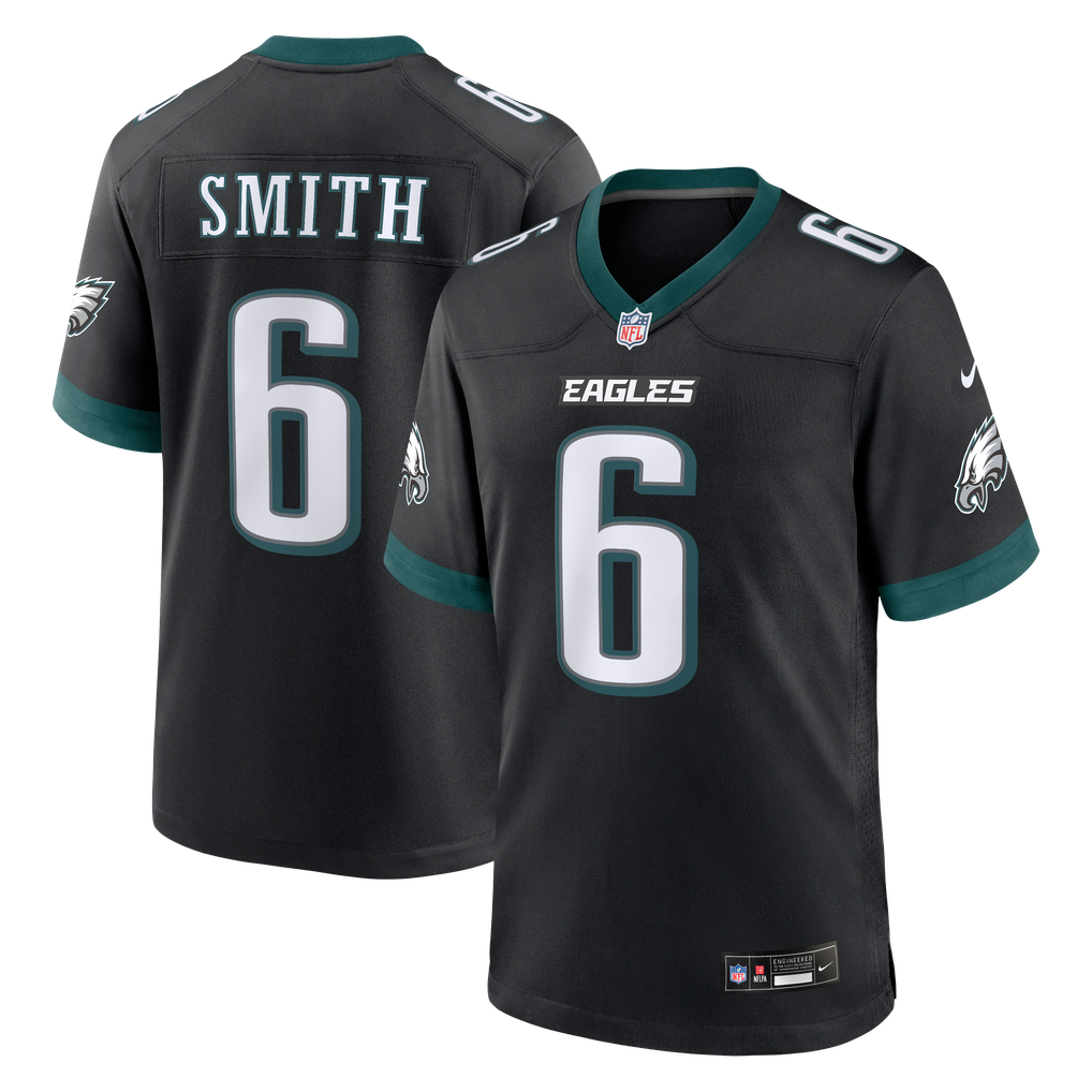 DeVonta Smith Philadelphia Eagles Nike Alternate Game Jersey -  Black